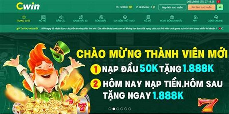 Nạp tiền Cwin để nhận ngay 1888K vào tài khoản