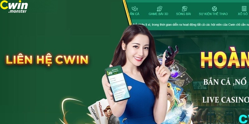 Thông tin dịch vụ liên hệ của Cwin